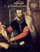 TIZIANO Vecellio Portrait of Jacopo Strada wa r oil